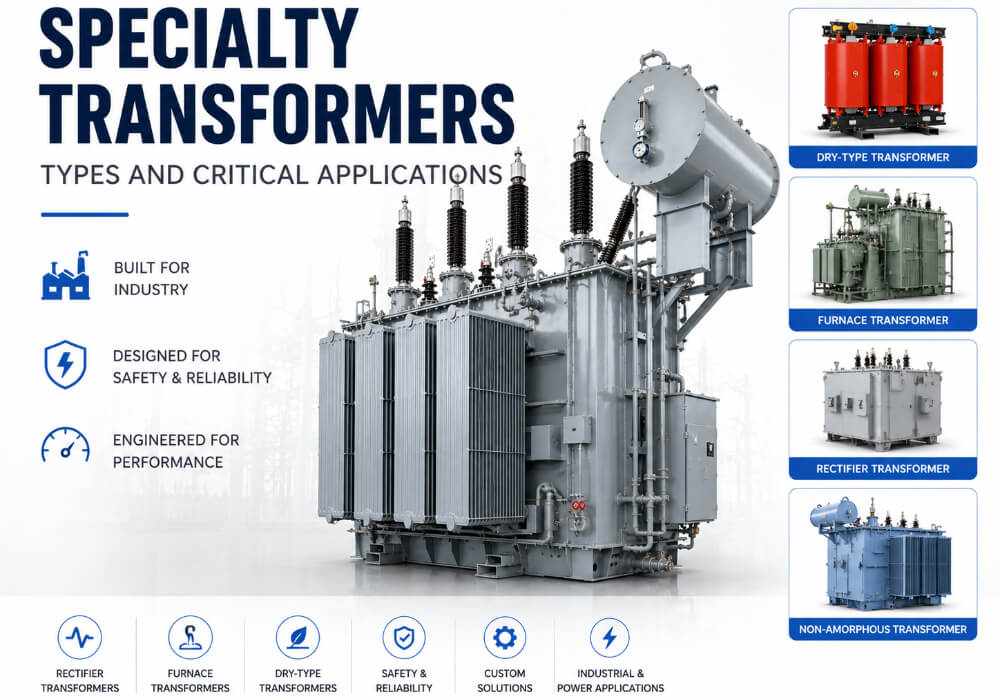 Complete Overview of Specialty Transformer Types and Their Critical Applications