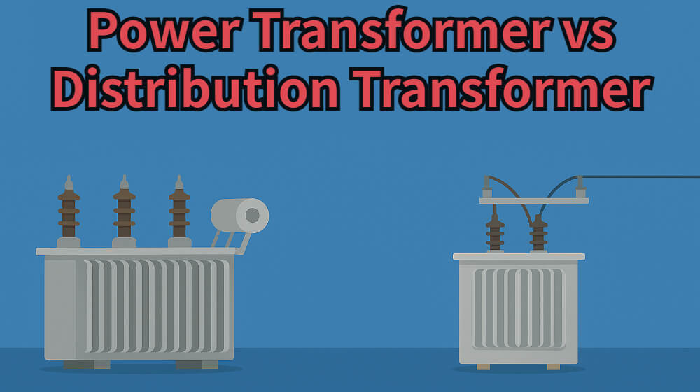 Power Transformer vs Distribution Transformer — Differences, Design Tips & Examples