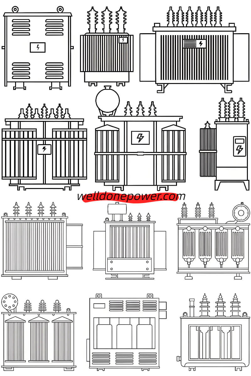 WellDone Power Transformer Plan Drawing