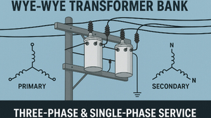Wye–Wye transformer bank.jpg