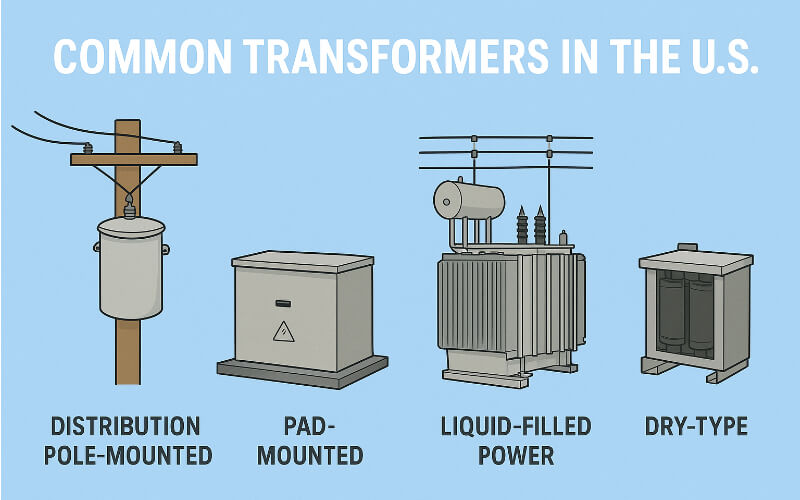 distribution transformer types