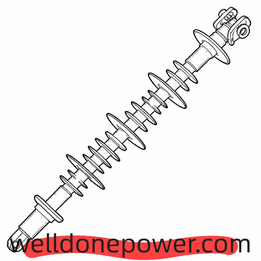 WellDone Composite Cross Arm Insulator Plan Drawing
