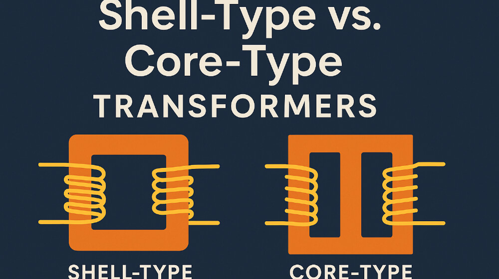 Loại vỏ Vs. Máy biến áp Core Transformers so sánh toàn diện