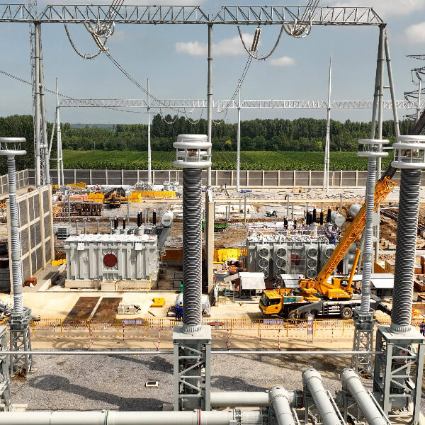 Substation transformer installation